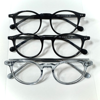 Nouvelles montures de lunettes en acétate 2026, style rétro avec rivets, pour hommes et femmes, même style, transparentes et tendance