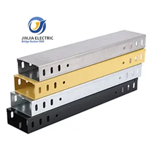 Fast Delivery Wear-resistant Plastic Spraying Bridge Tray Aluminium Powder Coated Metal Cable Trunking