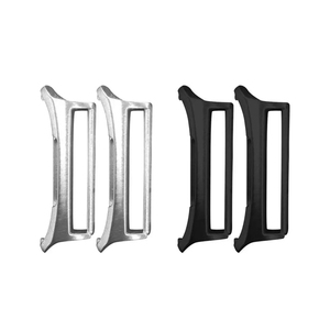 1 par de adaptadores para Samsung <span class=keywords><strong>Galaxy</strong></span> <span class=keywords><strong>Watch</strong></span> 7 Ultra 47mm, conector de correa de reloj de acero inoxidable con acabado metálico, accesorios para reloj - Product Image 1