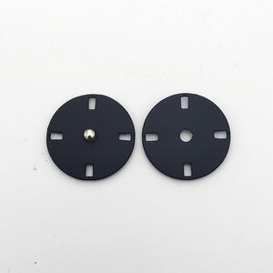 Farbige Metall versteckte Schnalle Knöpfe Mantel Trenchcoat Hand genähter Knopf Unsichtbarer runder Knopf - Product Image 6