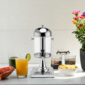Dispensador <span class=keywords><strong>de</strong></span> Bebidas Comercial <span class=keywords><strong>de</strong></span> Acero Inoxidable <span class=keywords><strong>de</strong></span> Grado Alimenticio, para Buffet, con Capacidad <span class=keywords><strong>de</strong></span> 8-24L, Dispensador Manual <span class=keywords><strong>de</strong></span> Jugo con <span class=keywords><strong>Grifo</strong></span> - Product Image 1