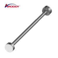 ARODDY Tringle de Douche et de Fenêtre en Acier Carbone 25mm, Sans Perçage, à Tension Intérieure, 27.56-47.24 Pouces, Inspection 100%