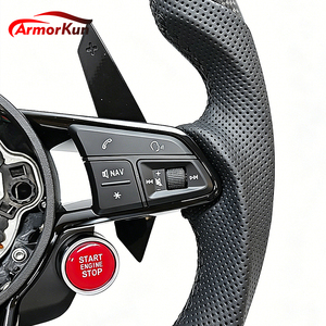 Volant de course en cuir et fibre de carbone de haute performance pour <span class=keywords><strong>Audi</strong></span> A3/A6/Q3/<span class=keywords><strong>Q5</strong></span>/Q7/Q8/RS3/RS5/SQ5/RS7 - Product Image 5