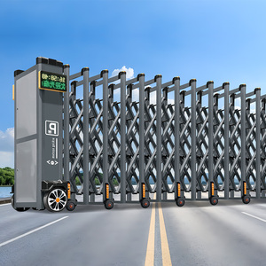 Automatic Sliding Retractable Gate Driveway Design Automatic Retractable Folding Collapsible Gate For Factory School - Product Image 1