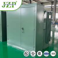 Transformateur de distribution de puissance triphasé à alimentation radiale, bobinage en aluminium, refroidissement ONAN/ONAF, monté sur socle, 10 kV 1000 kVA, JZP