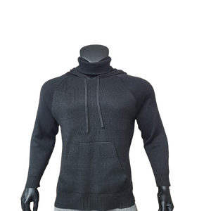 قميص رجالي أنيق مقاوم للقطع والطعن بأكمام طويلة وغطاء للرأس مع حماية للوجه من الشمس، أسود اللون، متوافق مع معيار En388 المستوى 5 - Product Image 5