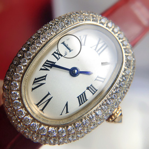 Reloj Mecánico Automático Elegante y Moderno con Bisel con Incrustaciones de Diamantes, Opciones de Correa Multicolor, Desmontable - Product Image 5