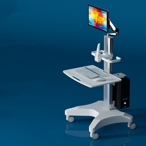 PM-OC-1T 현대 모바일 간호 카트 의료 모니터 카트 SPCC 소재 치과 트롤리 - Product Image 4