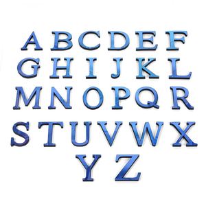 English <b>Letters</b> Acrylic Stickers <b>Letter</b> Mirror Home Decoration 3D Mirror <b>Letters</b> Blue <b>Wall</b> Stickers - Product Image 3