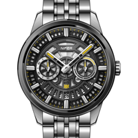 Nouvelle conception pratique, montre mécanique à plusieurs étages, apparence élégante et tendance, montre mécanique durable et étanche
