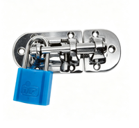 Loquet à barillet en acier inoxydable AISI 316 pour porte de bateau, loquet coulissant pour trappe de yacht, loquet de sécurité pour armoire