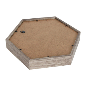 Antique Brass Decorative <strong>Wooden</strong> Hexagon <strong>Shelves</strong> with Black Glass High Quality Wall Mounted <strong>Mirror</strong> - Product Image 4