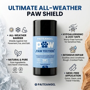 PAITEANGEL OEM Balsamo Naturale Vegano per <span class=keywords><strong>Zampe</strong></span> di Cani, Stick Ipoallergenico, Cera Lenitiva per <span class=keywords><strong>Zampe</strong></span> Secche, Protezione per Tutte <span class=keywords><strong>le</strong></span> Condizioni Atmosferiche 75g - Product Image 1