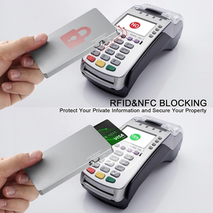 Personalize Ultra-Slim Portable Multi-Functional Anti-Theft Durable Magnetic Patent <strong>Metal</strong> <strong>Wallet</strong> - Product Image 6