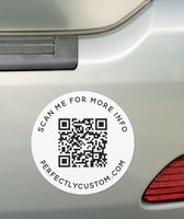 Láminas Magnéticas Personalizadas a Prueba de Agua, Impresión Digital a Todo Color, Pegatinas Reflectantes para Automóviles de Tamaño Personalizado con Formas Personalizadas