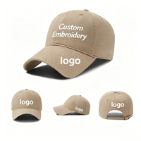 Gorra de Béisbol Unisex de 6 Paneles 100% Algodón con Logotipo Personalizado, Hebilla Dorada/Cobre, Gorra Promocional para Eventos, Pedido Mínimo Bajo, Venta al Por Mayor