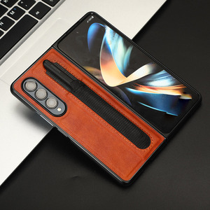 เคสโทรศัพท์มือถือหนัง PU กันกระแทกพร้อมช่องใส่ปากกา,สำหรับ Samsung <span class=keywords><strong>Galaxy</strong></span> <span class=keywords><strong>Z</strong></span> Fold 3 4ปี<span class=keywords><strong>2022</strong></span> - Product Image 6