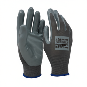 ถุงมือโพลีเอสเตอร์เคลือบไนไตรล์ ระดับการป้องกันการบาด 10 สำหรับงานโลจิสติกส์และคลังสินค้า - Product Image 2