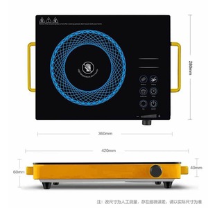 Electric Ceramic Cooktop 36 In Touch Control Smooth Surface 3500W Household Kitchen Stove - Product Image 1