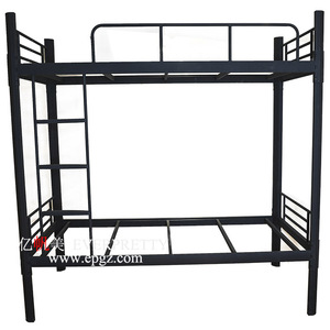 Dormitorio escolar de tres capas, litera triple de metal fuerte moderna barata para 3 personas, personal de estudiantes - Product Image 6