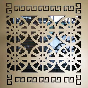 Mur-rideau extérieur en métal <span class=keywords><strong>d</strong></span>écoupé au laser 3D de haute qualité, imperméable, durable, multifonctionnel, en aluminium perforé - Product Image 5