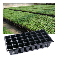 Plateaux de Culture pour Germination de Semences de Fleurs et Légumes, Plateaux de Pépinière de Jardin DDA329 Durables, 21/32/50/72/105/128 Cellules, Noir