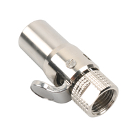 Embout de gonflage rapide en laiton à 12 dents pour pneus de voiture et camping-car, haute pression 448 PSI, à débit libre, vente en gros