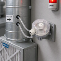 Pressostat différentiel FS/MC 30-300PA, micro-manomètre différentiel, capteur de pression négative pour débit de gaz et ventilation incendie