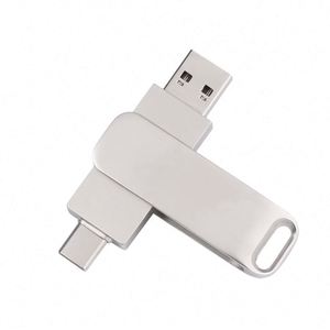 Memoria USB 2.0 Tipo C Multifunción de Alta Velocidad, Metálica, Nueva, 32GB, 2 en 1, Sin Encriptación, Molde Privado, 1 Año de Garantía, CN/GUA - Product Image 1