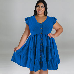 <span class=keywords><strong>Abbigliamento</strong></span> <span class=keywords><strong>donna</strong></span> all'ingrosso Boutique nuovo arrivo <span class=keywords><strong>abbigliamento</strong></span> <span class=keywords><strong>donna</strong></span> <span class=keywords><strong>taglie</strong></span> forti ghiaccio seta stropicciata palla materiale Swing abito altalena - Product Image 3