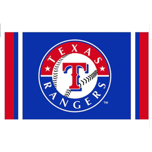 จัดส่งรวดเร็ว ธงทีม MLB ออกแบบพิมพ์ลายตามสั่ง ทีมเท็กซัส เรนเจอร์ส - Product Image 6