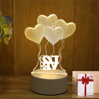 Lampe de nuit créative en acrylique avec illusion 3D personnalisée, lampe de nuit personnalisée de haute qualité, lampe de nuit 3D