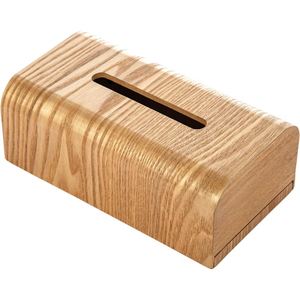 Nordic Durable Vintage Style tissue box wooden handmade Customizable Options Eco-Conscious wooden tissue box wholesale