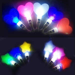 Biểu Tượng Tùy Chỉnh Hình Trái Tim LED Gậy Phát Sáng Cho Các Bên Rave Nhấp Nháy Ánh Sáng Wands Buổi Hòa Nhạc Cổ Vũ Đạo Cụ Buổi Tối Bên Trang Trí - Product Image 3