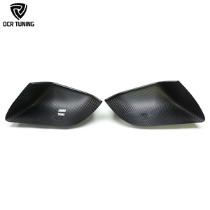 Tesla Model 3 New Carbon Fiber Wing Mirror Cover Shiny/<strong>Matte</strong> Finish Exterior Real Carbon Door Side Mirror Overlay Stick - Product Image 5