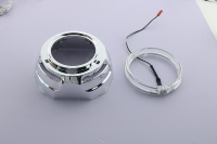 Ventes chaudes LED Angel Eyes 3 pouces Cache pour phare universel avec Angel Eyes pour lentille de projecteur LED Xenon HID