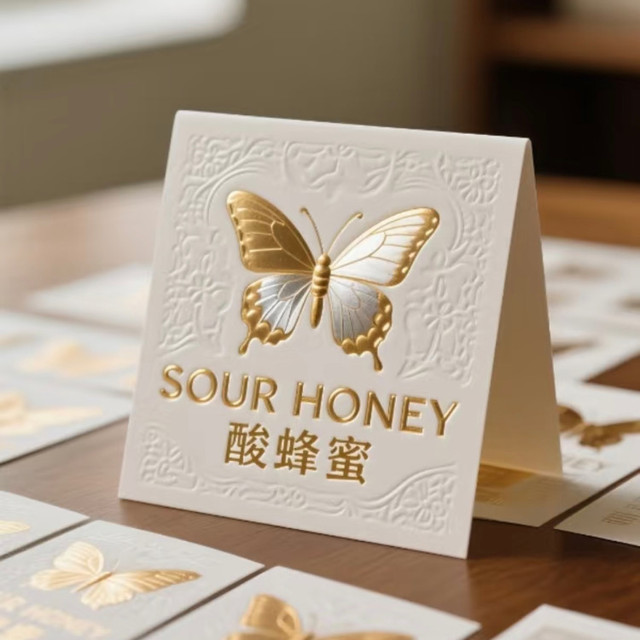 Factory Customized Business High-grade Hot Gold and Silver Label Sticker