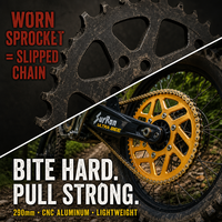 Pignon arrière en aluminium 54T pour moto tout-terrain électrique SUR-RON Light Bee X/S, amélioration légère de la transmission par chaîne