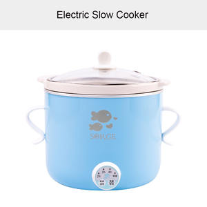 Cuisinière lente électrique intelligente de 1 litre avec minuterie numérique et couvercle en verre trempé - Product Image 6