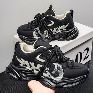Chaussures de sport pour hommes, dessus en mesh, amorti EVA, doublure en coton, logo brodé, nouveau design printemps - Product Image 3