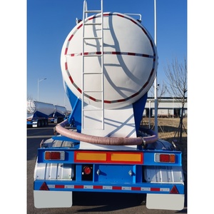 รถพ่วงบรรทุกปูนซีเมนต์แบบกำหนดเอง ขายตรงจากโรงงาน บรรทุกได้สูงสุด 3 เพลา - Product Image 6