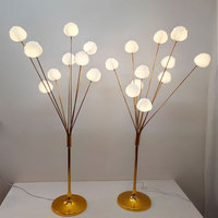 Décorations lumineuses romantiques en fer forgé pour allée florale, motif bourgeon de rose, pour mariages, salles de réception et événements