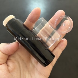 ISMAN Luxe 12g Stick de fond de teint rond noir avec pinceau doux, <span class=keywords><strong>tube</strong></span> de blush vide double embout, vente en gros, marque privée, emballage ABS - Product Image 6