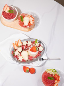 ไข่มุกสตรอว์เบอร์รีแบบแตกในปาก สำหรับชานมไข่มุก น้ำผลไม้ ขนมหวาน และเครื่องดื่ม สำหรับขายปลีก - Product Image 4