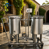 Système de nettoyage CIP automatique Tonsen à 2 ou 3 cuves, unité de nettoyage 500L 1000L pour ligne de production alimentaire, de boissons et de brasserie