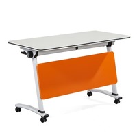 Vente directe d'usine de tables de formation pliantes multifonctionnelles, bureaux mobiles pour conférences et réceptions, bureaux informatiques