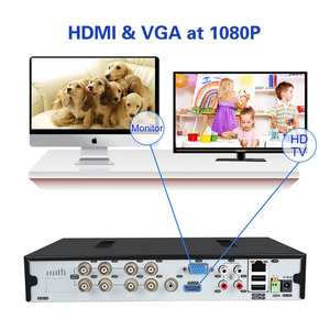 5 trong 1 TVI + CVI + AHD + Analog + <span class=keywords><strong>IP</strong></span> 4 channles DVR 5.0MP CCTV 4CH AHD TVI CVI CVI CVBS an ninh máy ảnh Đĩa ghi video - Product Image 6