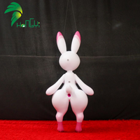 Hongyi 2026 Nouveau Design Lapin Gonflable Blanc Amusant Adorable Fille Lapin Gonflable Sexy