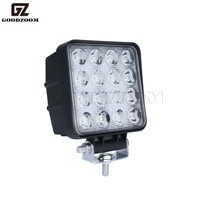 GOODZOOM, 4 pulgadas, 24V, luz de trabajo Led cuadrada, Lámpara de trabajo, faro LED, faro delantero de conducción para coche, camión, remolque todoterreno, 29W