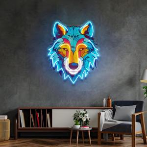 Wolf Shaped Neon <strong>Sign</strong> Are Suitable for Bars and Entertainment Venues to Create an Atmosphere and <strong>Make</strong> Parties More Lively - Product Image 3